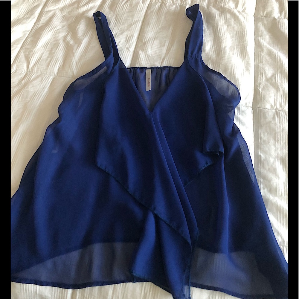 💙My Story Brand Chic Light Royal Blue Blouse💙